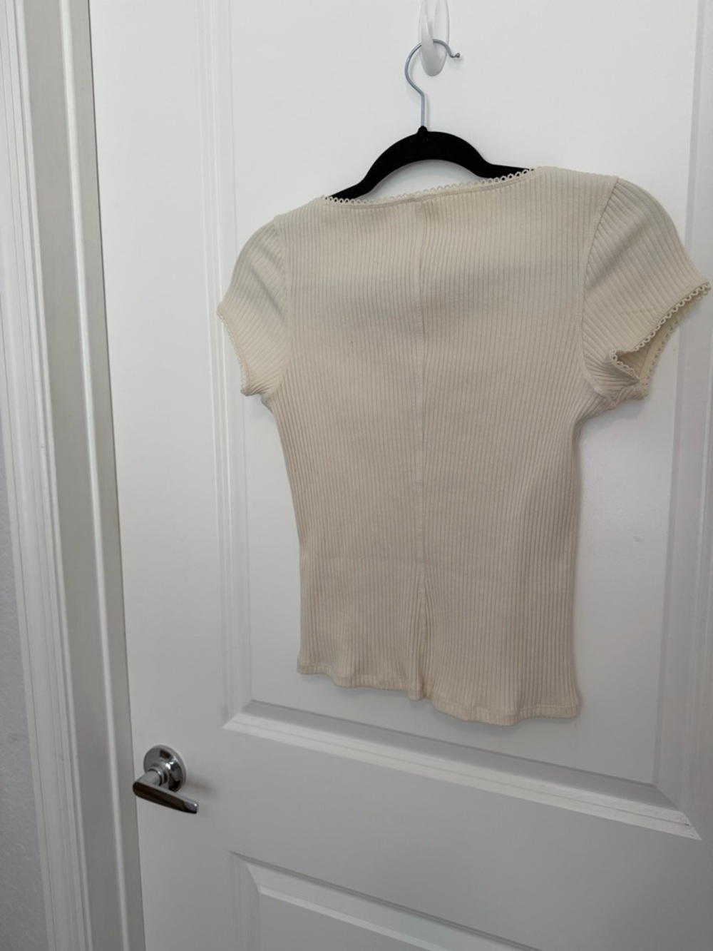Free People Ribbed Button-Front Top - Picture 6 of 6